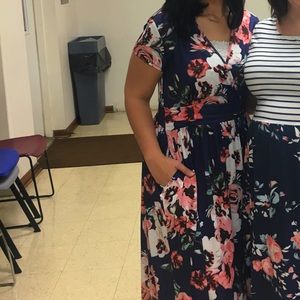 Floral maxi with pockets